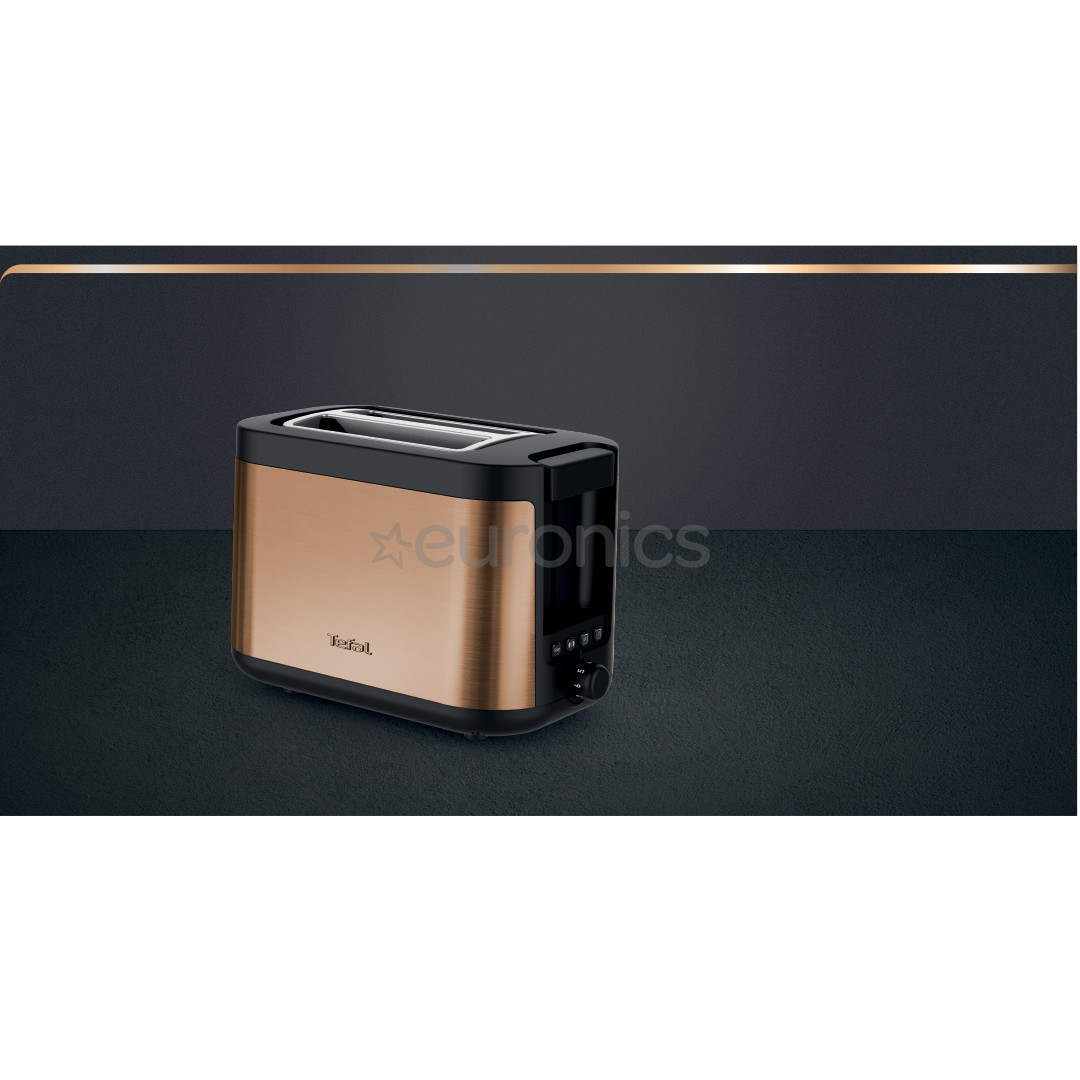 Tefal Coppertinto, 850 W, black/copper - Toaster