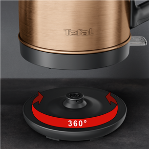 Tefal Coppertinto, 2400 W, vask/must - Veekeetja