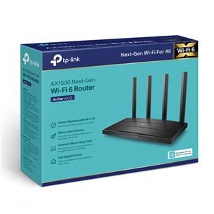 TP-Link Archer AX12, Wi-Fi 6, must - Wi-Fi ruuter