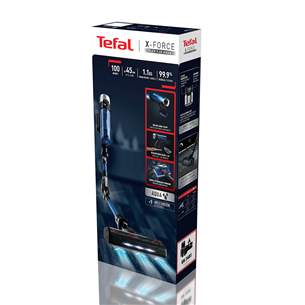 Tefal XForce Flex 9.60 Aqua, blue - Cordless vacuum cleaner