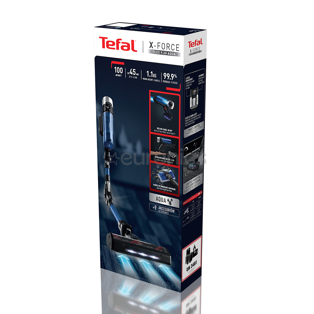 Tefal X-Force Flex 9.60, Aqua, sinine - Varstolmuimeja