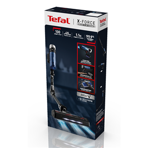 Tefal X-Force Flex 9.60, Aqua, must - Varstolmuimeja