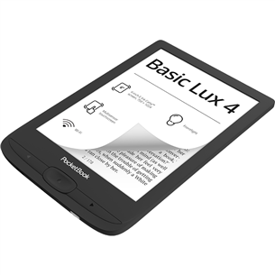 PocketBook Basic Lux 4, 6", 8 ГБ, черный - Электронная книга