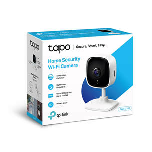 TP-Link Tapo C100, 1080p, WiFi, valge - Turvakaamera