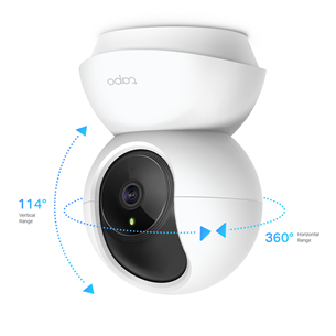 TP-Link Tapo C200, 1080p, 360º, WiFi, valge - Turvakaamera