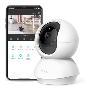 TP-Link Tapo C200, 1080p, 360º, WiFi, белый - Домашняя камера видеонаблюдения