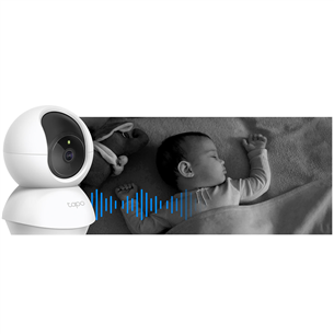 TP-Link Tapo C200, 1080p, 360º, WiFi, белый - Домашняя камера видеонаблюдения