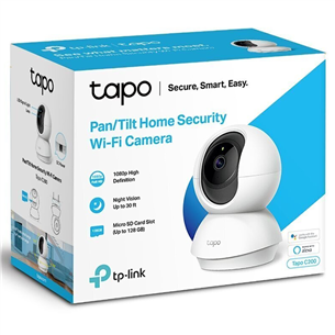 TP-Link Tapo C200, 1080p, 360º, WiFi, valge - Turvakaamera