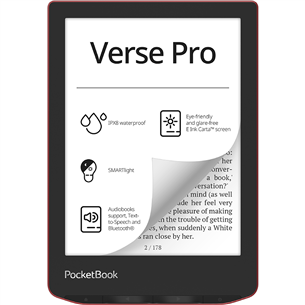 PocketBook Verse Pro, punane - E-luger