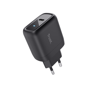 Trust Maxo, 45W, USB-C, must - Vooluadapter