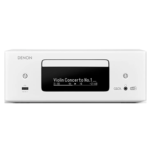 Denon CEOL N12 DAB, CD, BT, WiFi, AirPlay 2, valge - Võimendi RCDN12DABWTE2