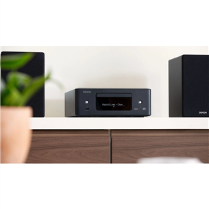 Denon CEOL N12 DAB, CD, BT, WiFi, AirPlay 2, must - Võimendi