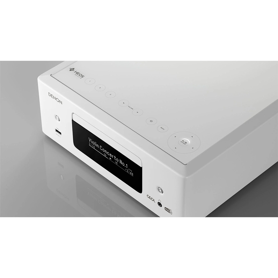 Denon CEOL N12 DAB, CD, BT, WiFi, AirPlay 2, valge - Võimendi