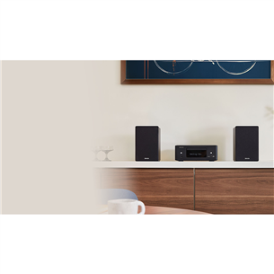 Denon CEOL N12 DAB, CD, BT, WiFi, AirPlay 2, must - Võimendi