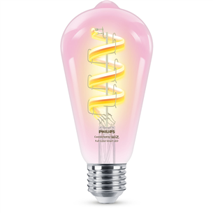 Philips WiZ LED Smart Bulb, 40 Вт, E27, RGB - Умная лампа