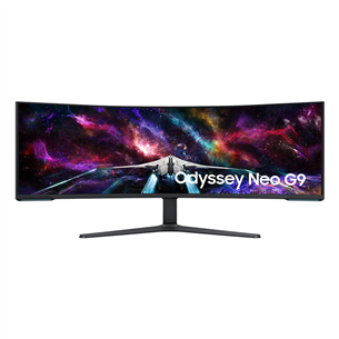 Samsung Odyssey Neo G9, 57", 240 Hz, Quantum Mini-LED, Ultra HD, nõgus, valge - Monitor LS57CG952NUXEN