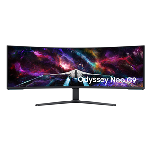 Samsung Odyssey Neo G9, 57", 240 Hz, Quantum Mini-LED, Ultra HD, curved, white - Monitor