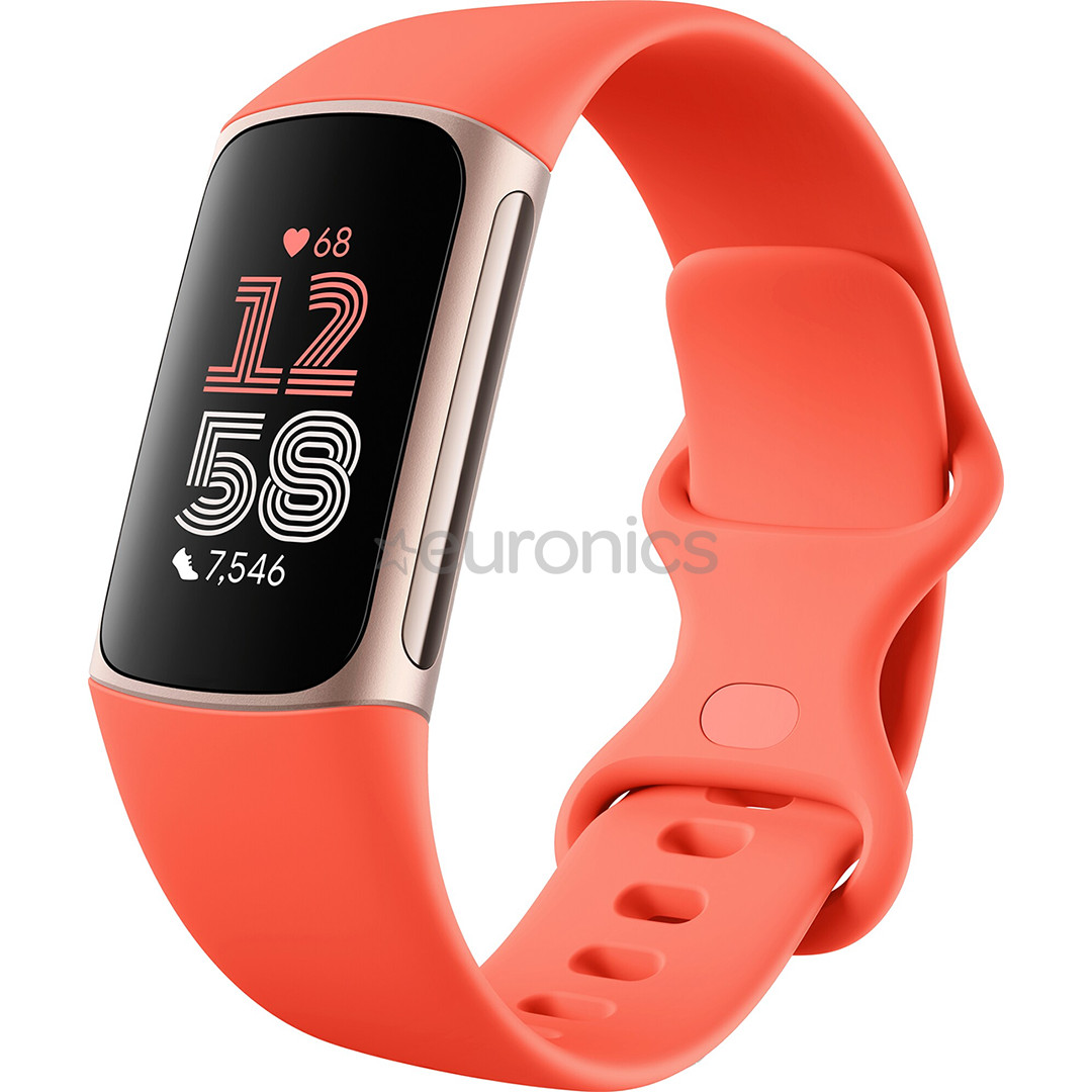 Fitbit Charge 6, оранжевый - Датчик активности