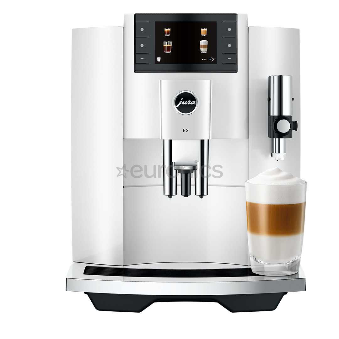 JURA E8 (EC), Piano White - Espresso machine