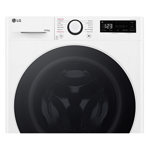 LG, 10 kg / 6 kg, depth 55 cm, 1400 rpm - Washer-Dryer Combo