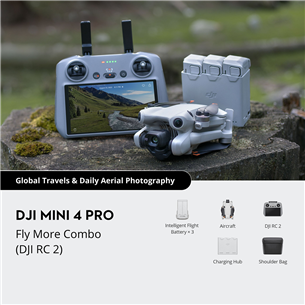 DJI Mini 4 Pro Drone Fly More Combo + RC 2 Controller - Droon