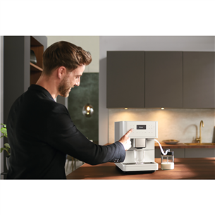 Miele CM 6160 MilkPerfection, valge - Espressomasin