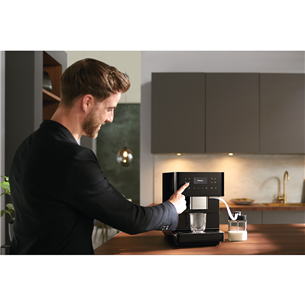 Miele CM 6160 MilkPerfection, must - Espressomasin