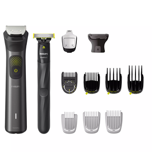 Philips All-in-One Trimmer Seeria 9000, must - Trimmeri komplekt + OneBlade