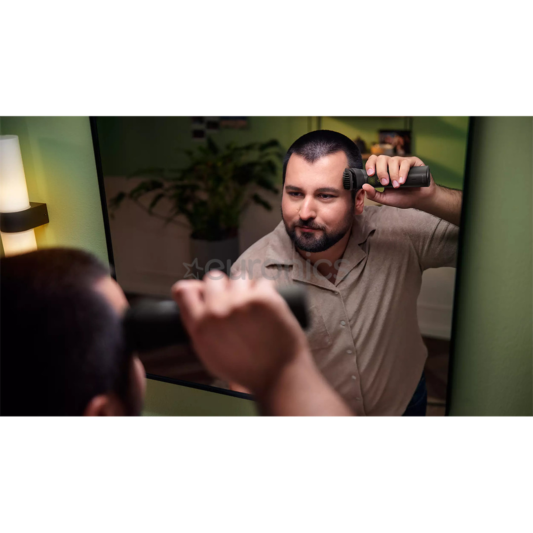 Philips All-in-One Trimmer Seeria 9000, must - Trimmeri komplekt + OneBlade