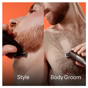 Braun, Face & body, black - Hybrid trimmer