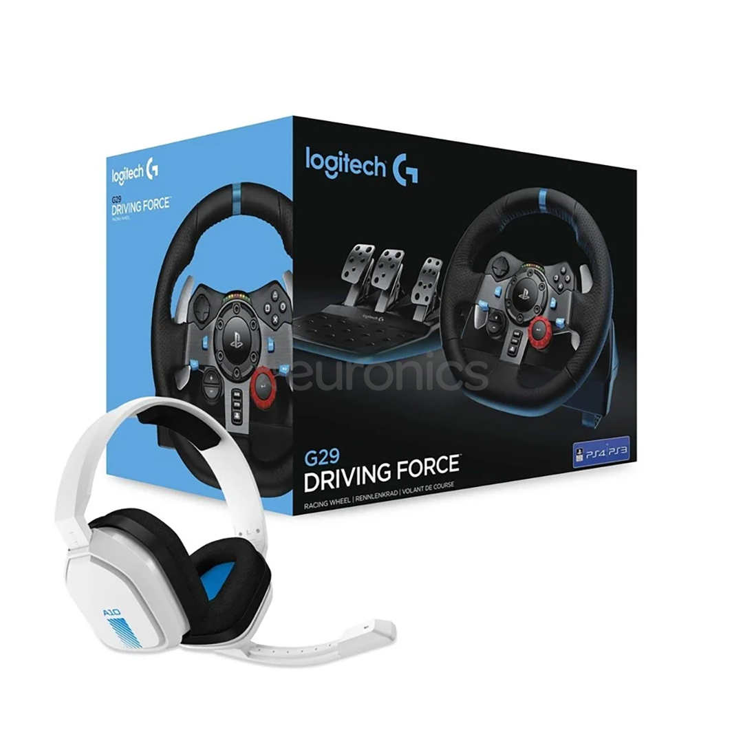 Rool Logitech G29 + Astro A10, PC / PS4 / PS5 - Roolikomplekt, 991-000486