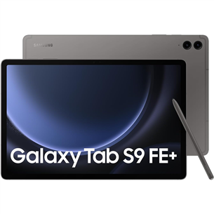 Samsung Galaxy Tab S9 FE+, 12,4'', WiFi + 5G, 8 ГБ, 256 ГБ, серый - Планшет SM-X616BZAEEUE