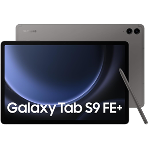 Samsung Galaxy Tab S9 FE+, 12,4'', WiFi + 5G, 8 GB, 256 GB, hall - Tahvelarvuti