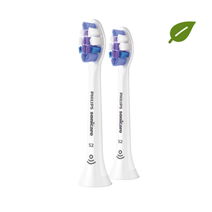 Philips Sonicare S2 Sensitive, 2 шт., белый - Насадки для зубной щетки HX6052/10