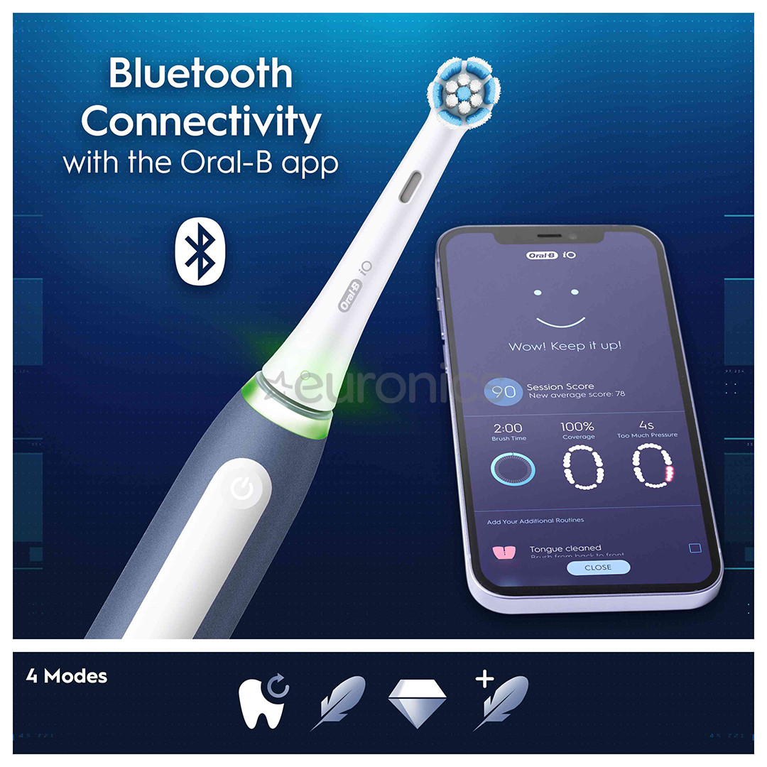 Braun Oral-B iO My Way, blue - Electric Toothbrush