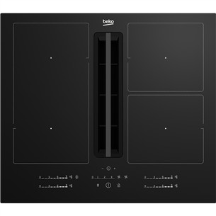 Beko, laius 60 cm, must - Integreeritav induktsioonpliit õhupuhastiga HIXI64700UF