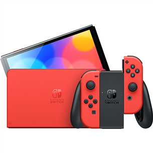 Nintendo Switch OLED, Mario Red - Mängukonsool 045496453633