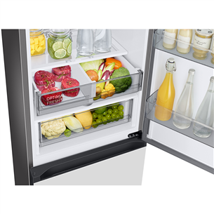 Samsung BeSpoke, NoFrost, 186 cm, 344 L, white - Refrigerator