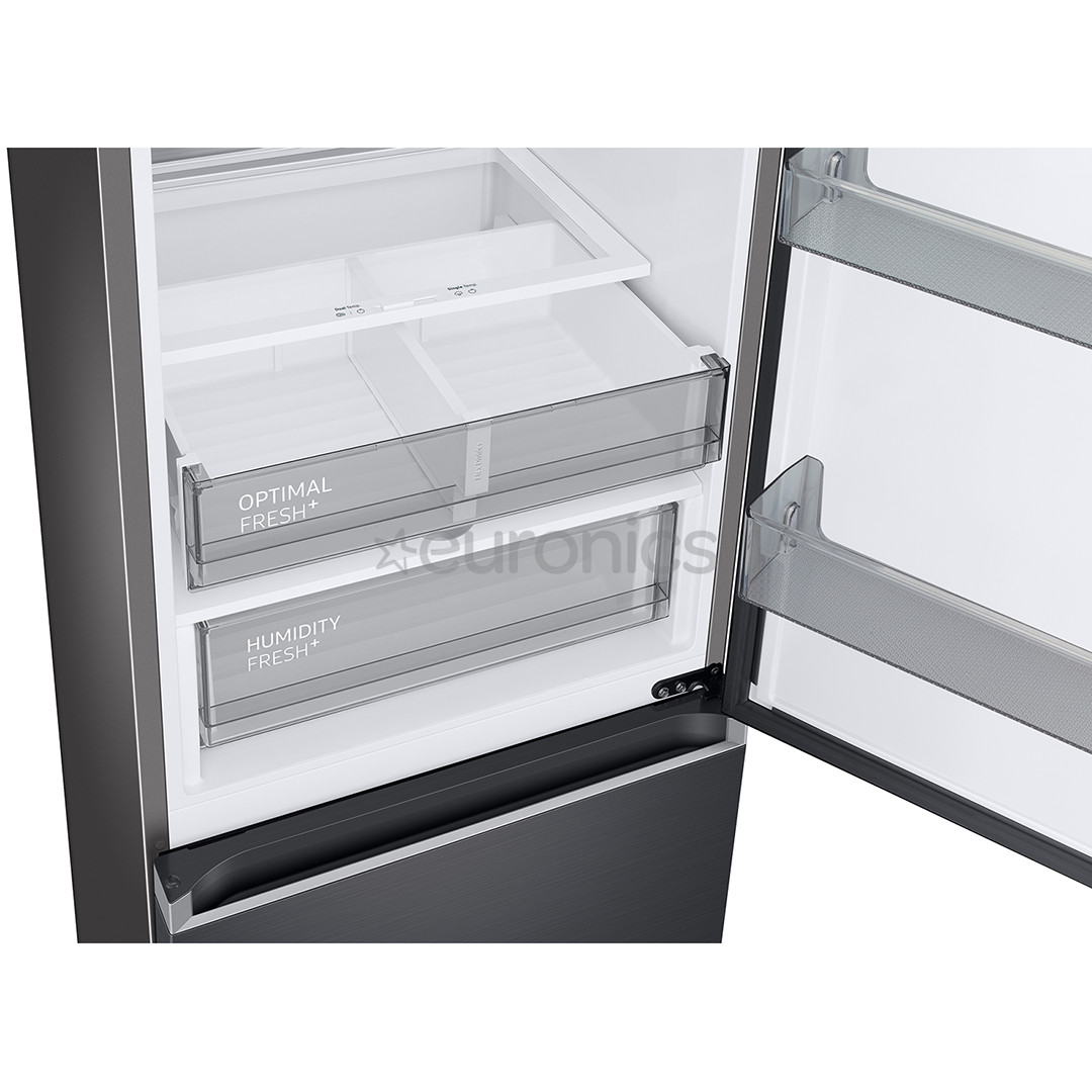 Samsung BeSpoke, NoFrost, 186 cm, 344 L, must  - Külmik