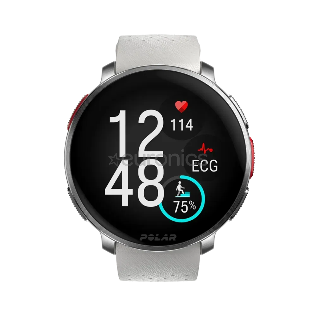 Polar Vantage V3 white orange Sports watch 900108893 Euronics