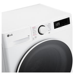 LG, 8 kg, depth 47,5 cm, 1200 rpm - Front load washing machine