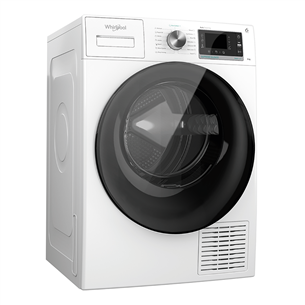 Whirpool, Heat pump, 9 kg, depth 65,6 cm - Clothes dryer