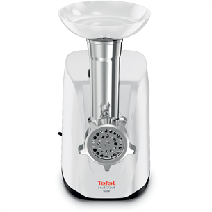 Tefal HV1, 1600 W, white - Meat mincer + sausage accessory