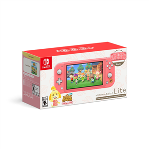 Nintendo Switch Lite Animal Crossing: New Horizons Isabelle Aloha Edition - Console 045496453695