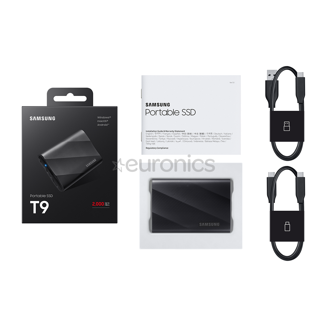 SSD Externe T9 USB 3.2 - 1 To (MU-PG1T0B/EU)