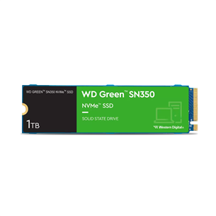 Western Digital WD Green SN350 NVMe, 1 ТБ, M.2 - SSD WDS100T3G0C