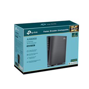 TP-Link Archer AX80, AX6000 8-Stream Wi-Fi 6, 2.5G LAN, black - WiFi router