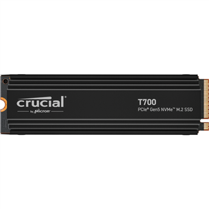 Crucial T700, 1 TB, PCIe Gen 5 M.2, radiaator, must - SSD CT1000T700SSD5