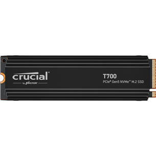 Crucial T700, 2 TB, PCIe Gen 5 M.2, radiaator, must - SSD CT2000T700SSD5