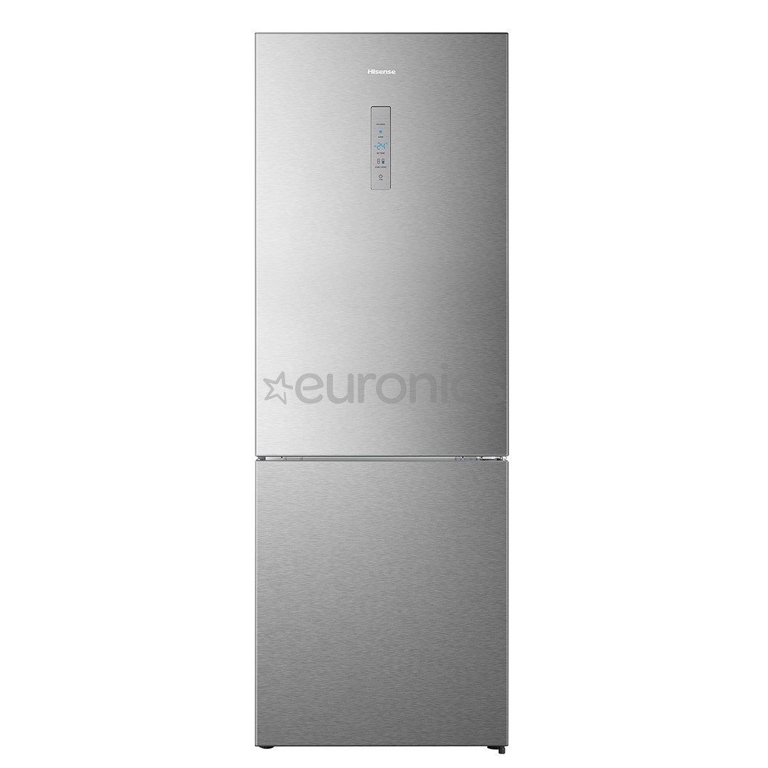 Hisense, NoFrost, 495 л, высота 200 см, нерж. сталь - Холодильник
